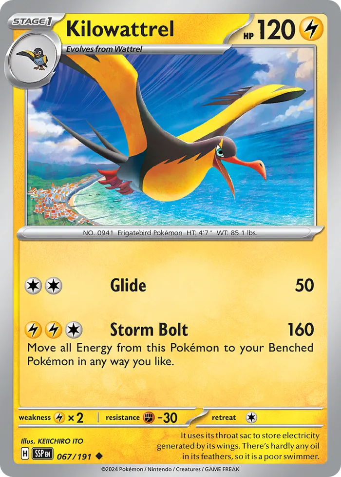 Carte Fulgulairo — Surging Sparks