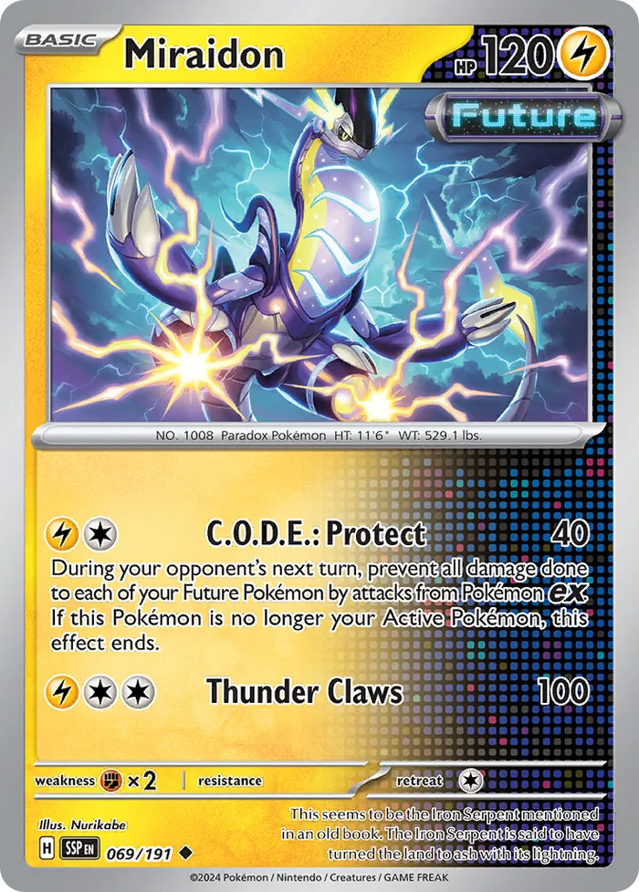Carte Miraidon — Surging Sparks