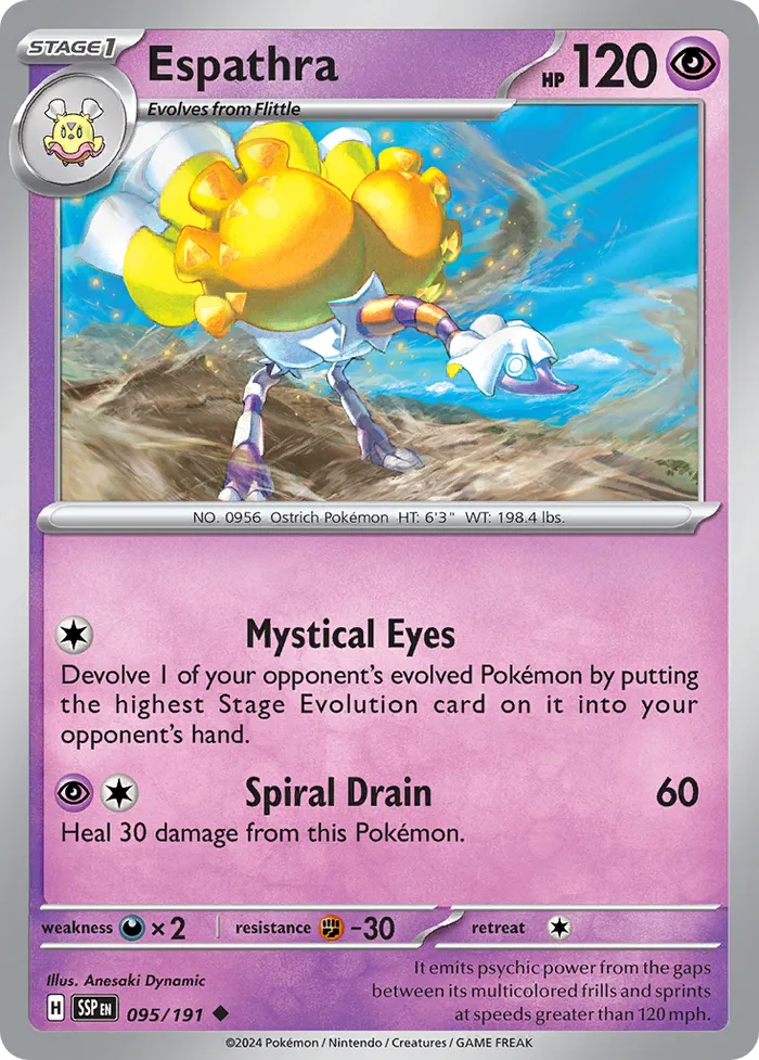 Carte Cléopsytra — Surging Sparks