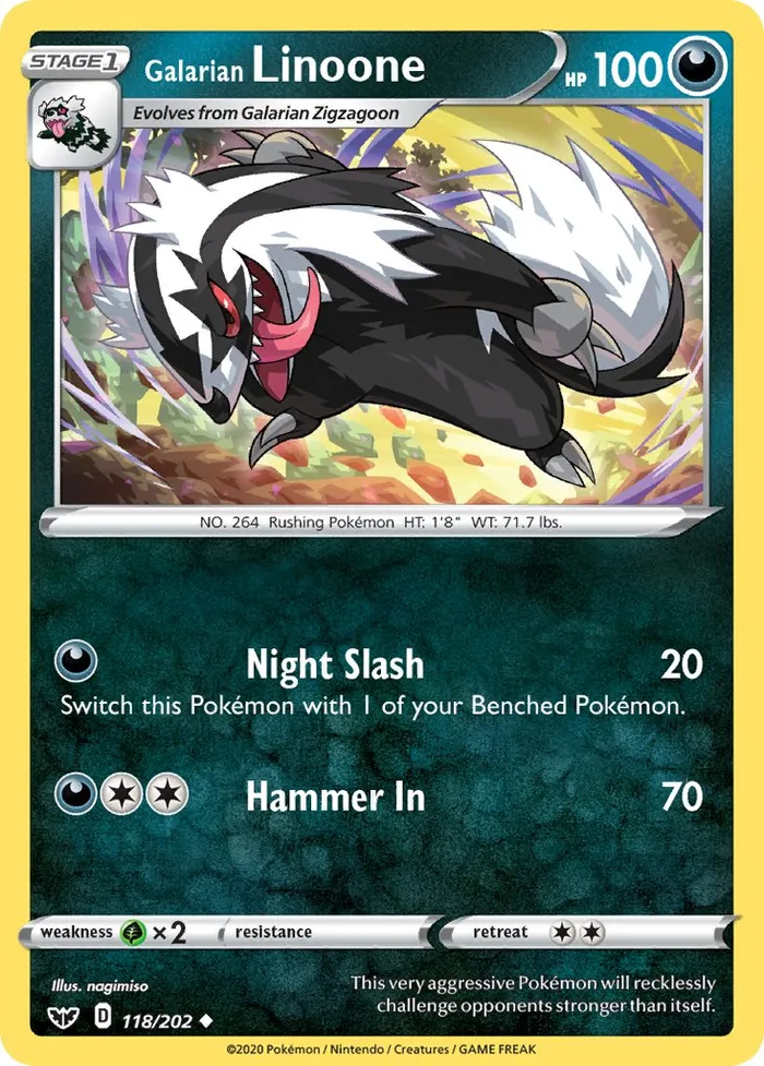 Carte Linéon de Galar — Sword & Shield