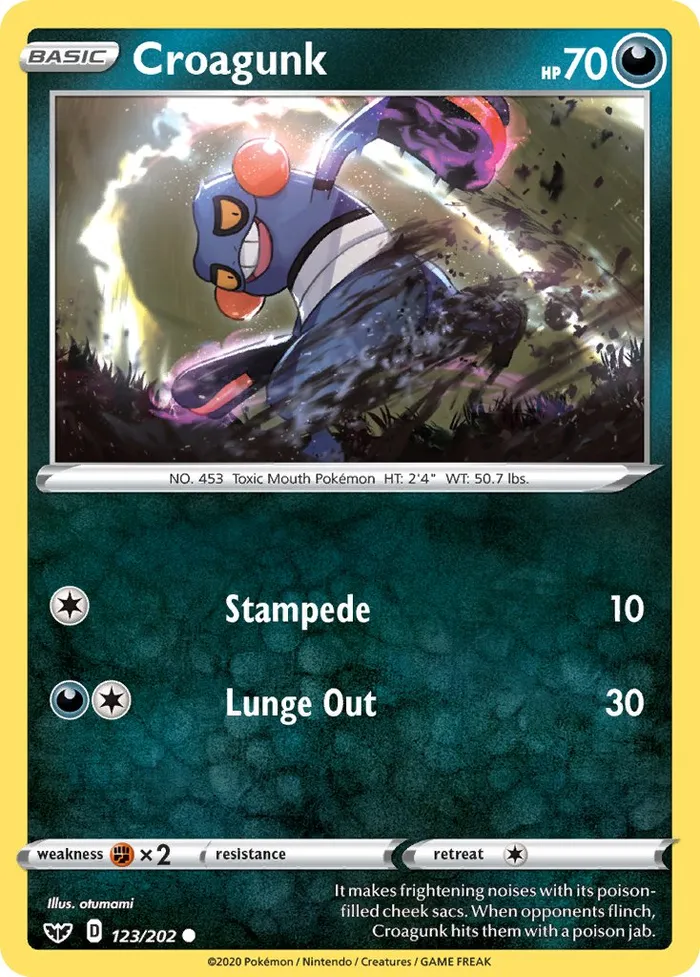Carte Cradopaud — Sword & Shield