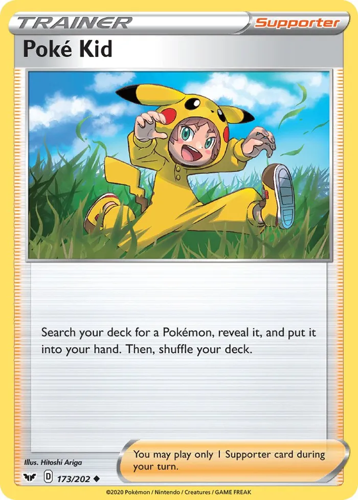Carte Poké Enfant — Sword & Shield