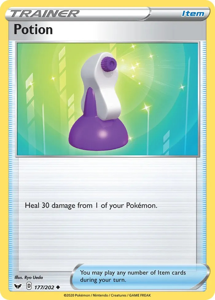 Carte Potion — Sword & Shield