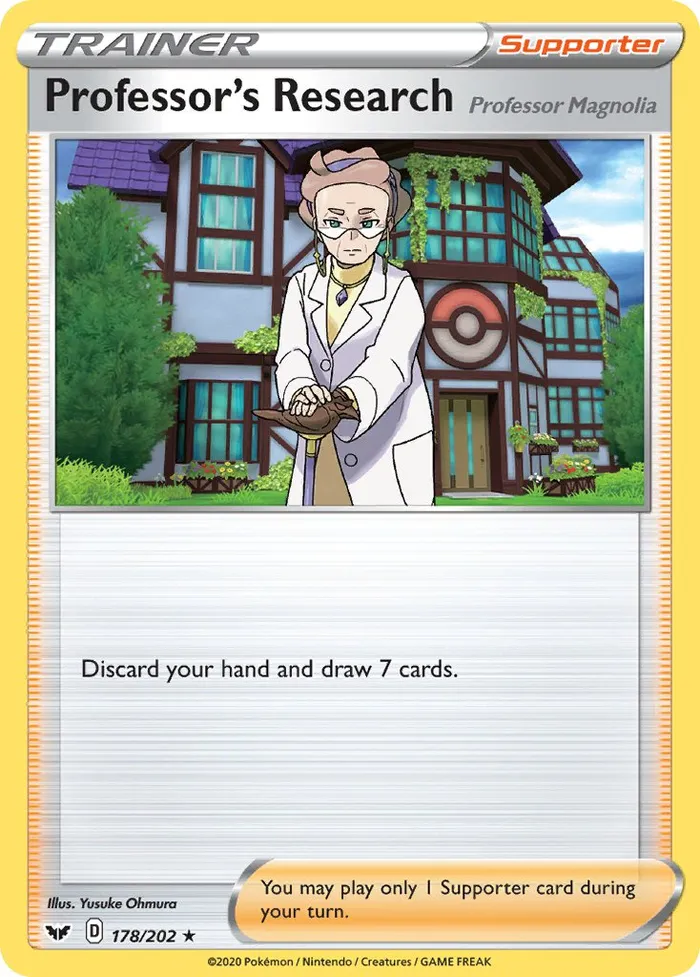 Carte Professor's Research — Sword & Shield