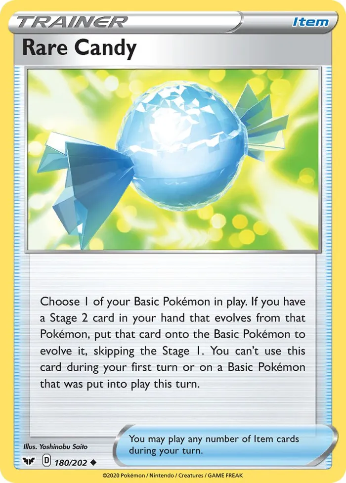 Carte Rare Candy — Sword & Shield