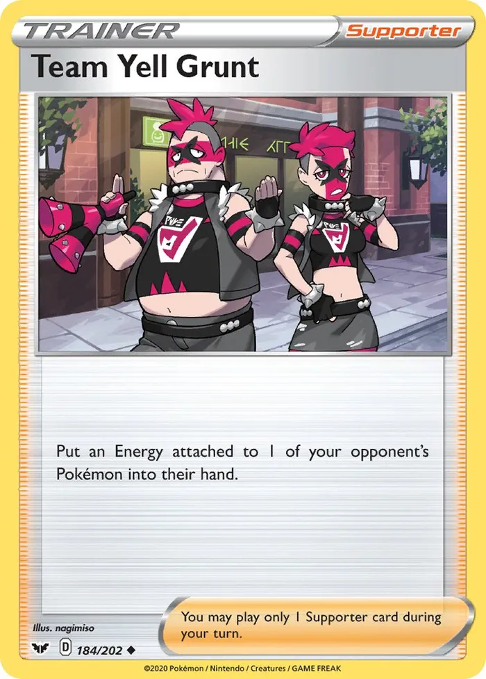 Carte Sbire de la Team Yell — Sword & Shield