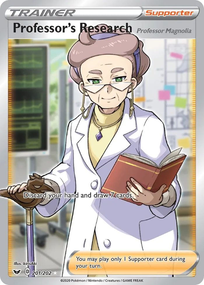 Carte Professor's Research — Sword & Shield