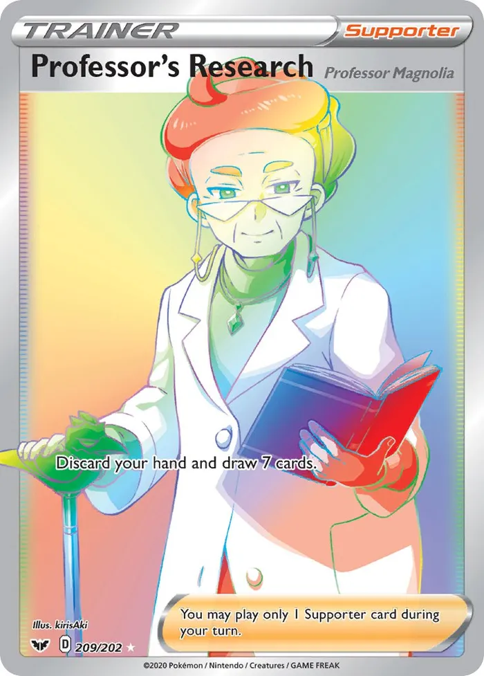Carte Professor's Research — Sword & Shield