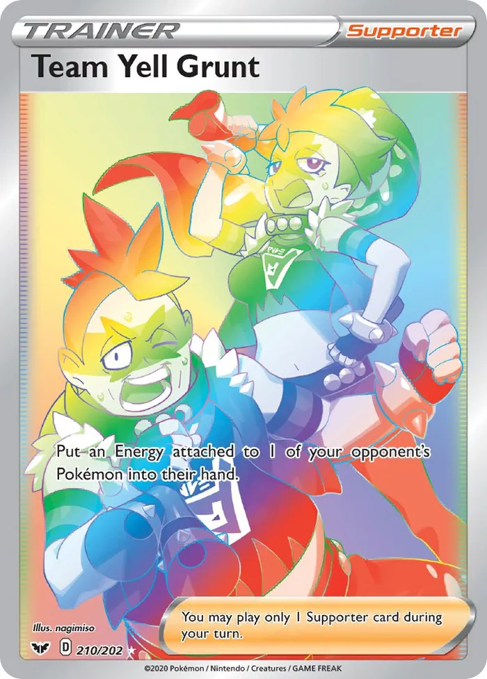 Carte Sbire de la Team Yell — Sword & Shield