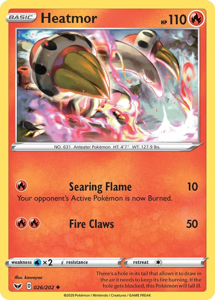 Carte Aflamanoir — Sword & Shield