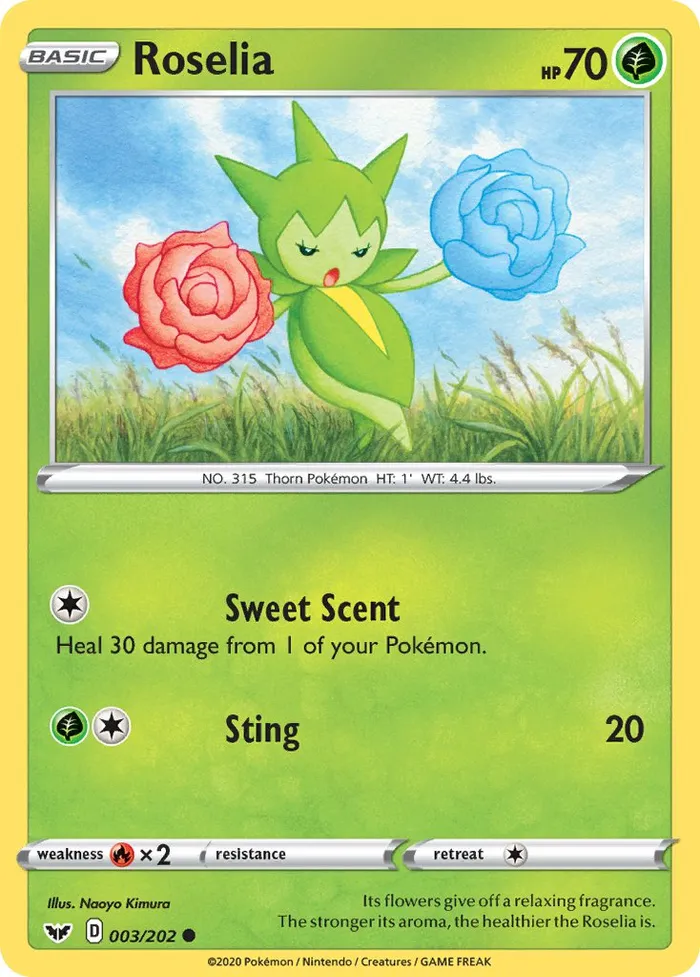 Carte Rosélia — Sword & Shield