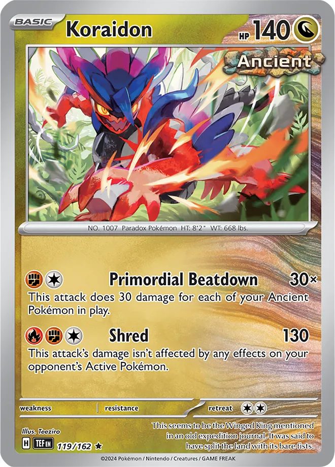 Carte Koraidon — Temporal Forces