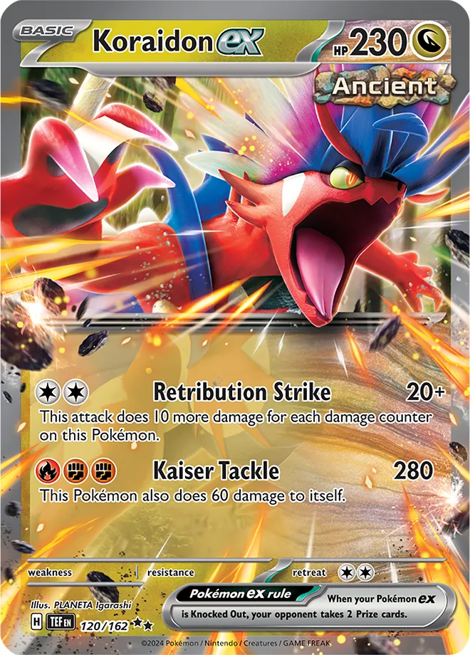 Carte Koraidon ex — Temporal Forces