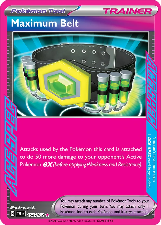 Carte Ceinture Maximale — Temporal Forces
