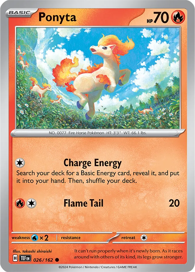 Carte Ponyta — Temporal Forces