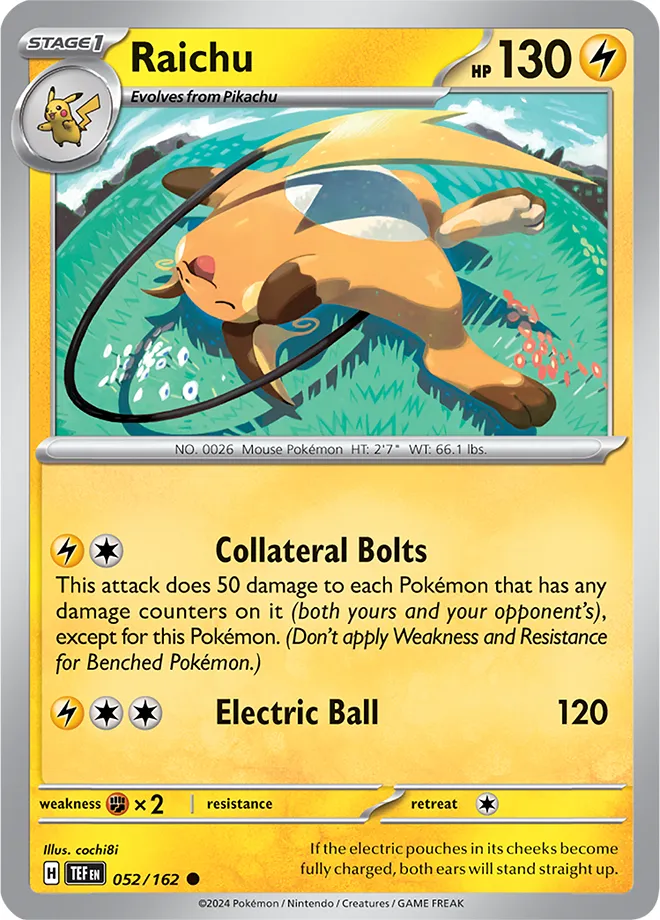 Carte Raichu — Temporal Forces