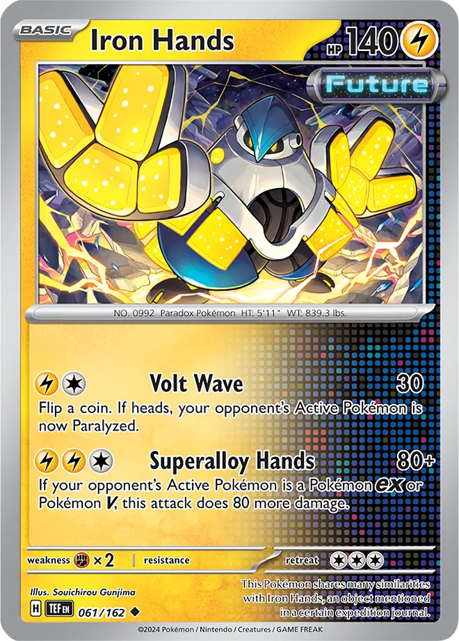 Carte Paume-de-Fer — Temporal Forces