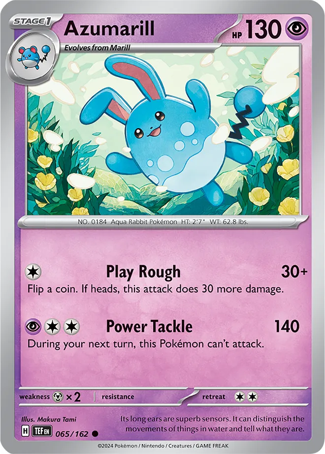 Carte Azumarill — Temporal Forces