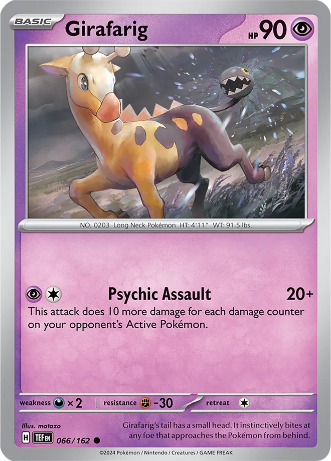 Carte Girafarig — Temporal Forces