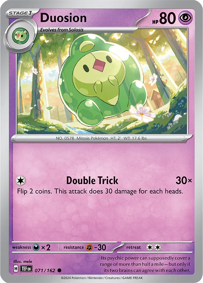 Carte Méios — Temporal Forces