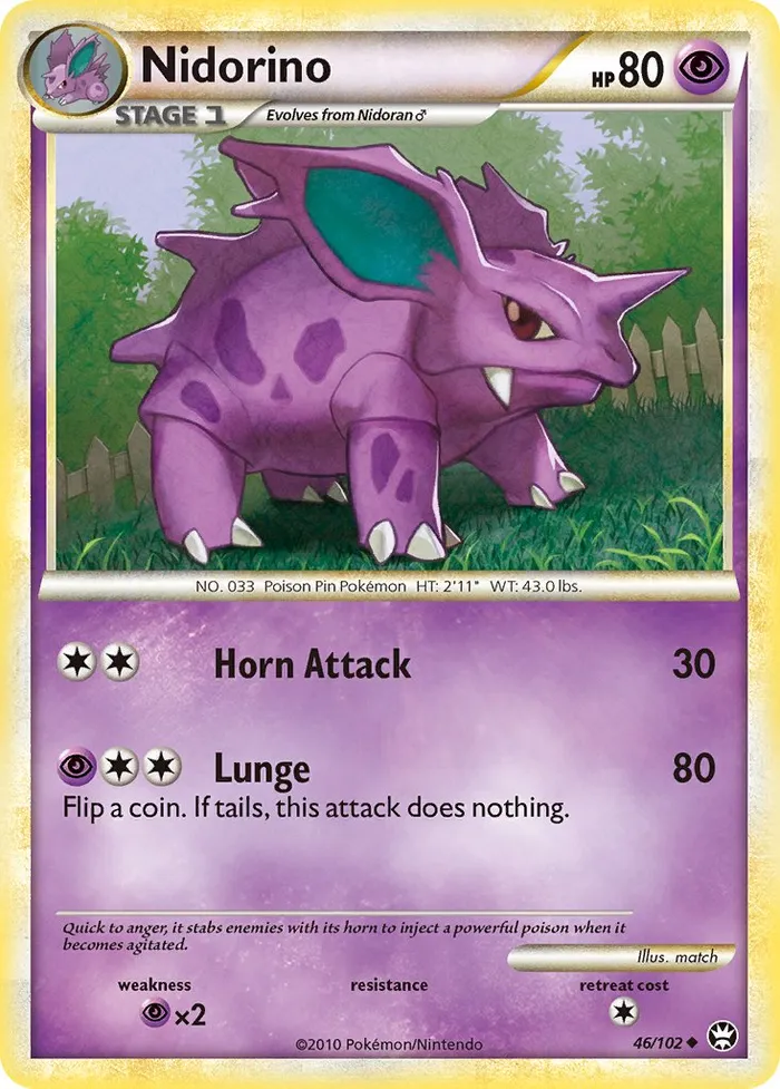 Carte Nidorino — Triumphant