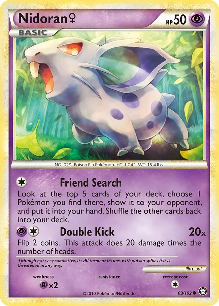 Carte Nidoran [F] — Triumphant