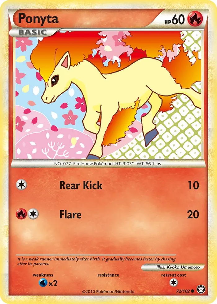 Carte Ponyta — Triumphant
