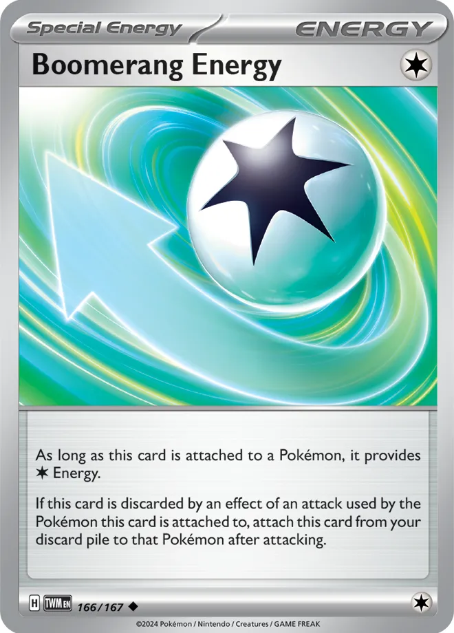 Carte Énergie Boomerang — Twilight Masquerade