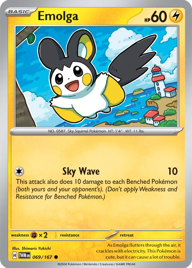 Carte Emolga — Twilight Masquerade