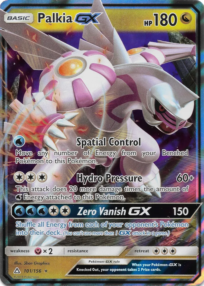 Carte Palkia GX — Ultra Prism