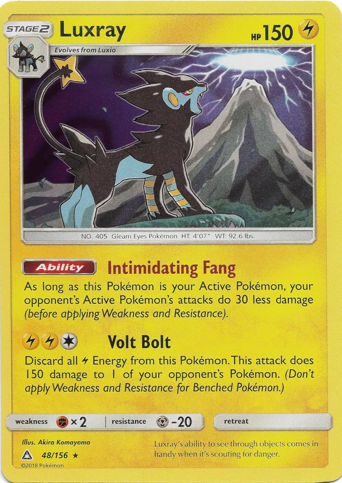 Carte Luxray — Ultra Prism