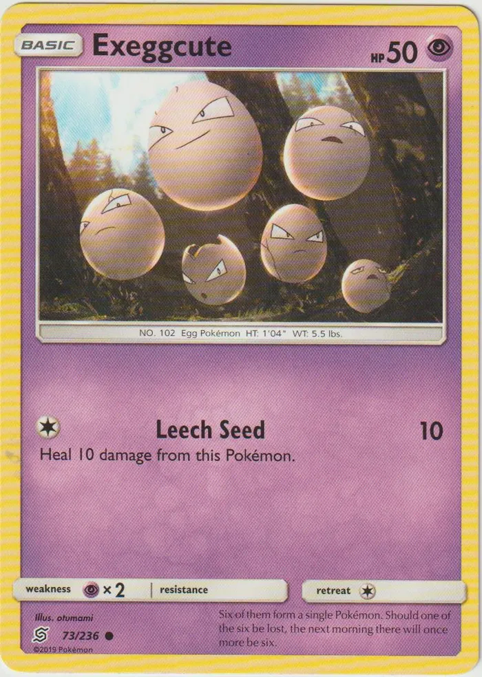 Carte Exeggcute — Unified Minds