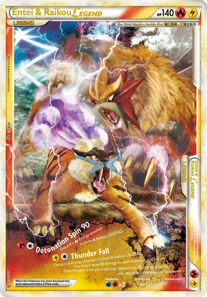 Carte Entei & Raikou LÉGENDE — Unleashed