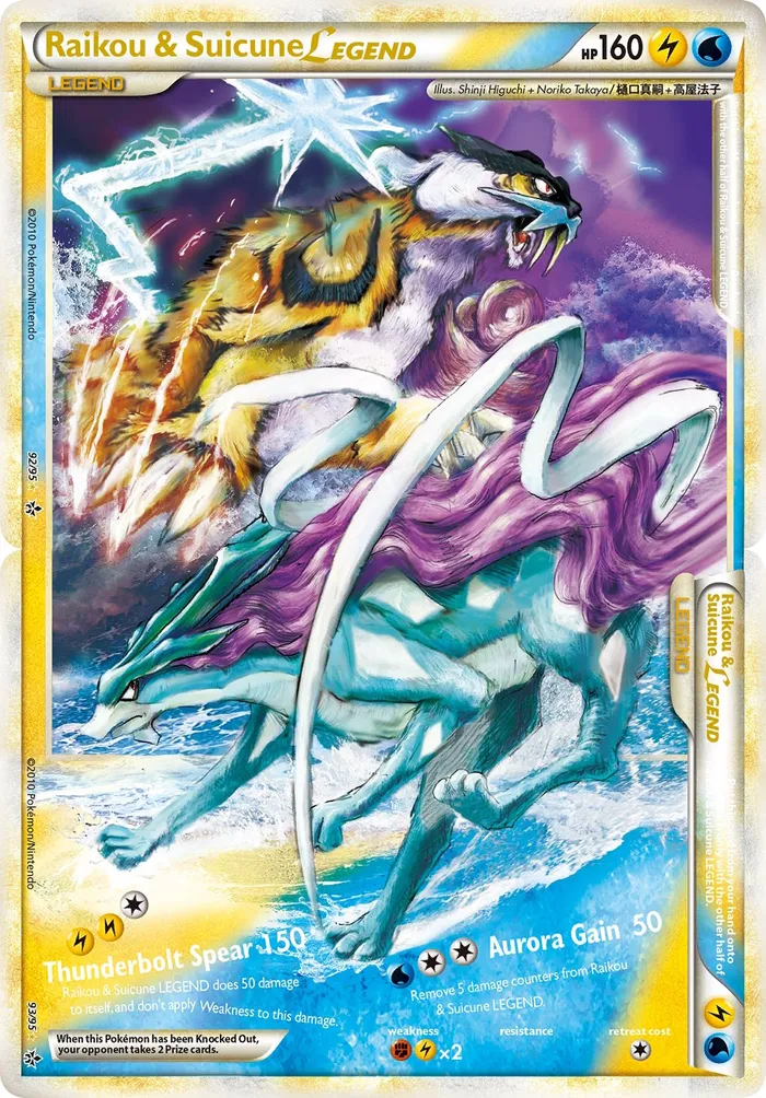 Carte Raikou & Suicune LÉGENDE — Unleashed