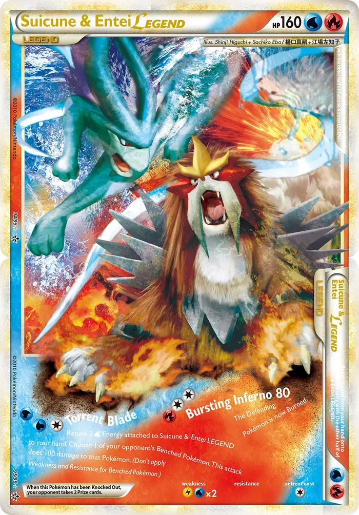 Carte Suicune & Entei LÉGENDE — Unleashed