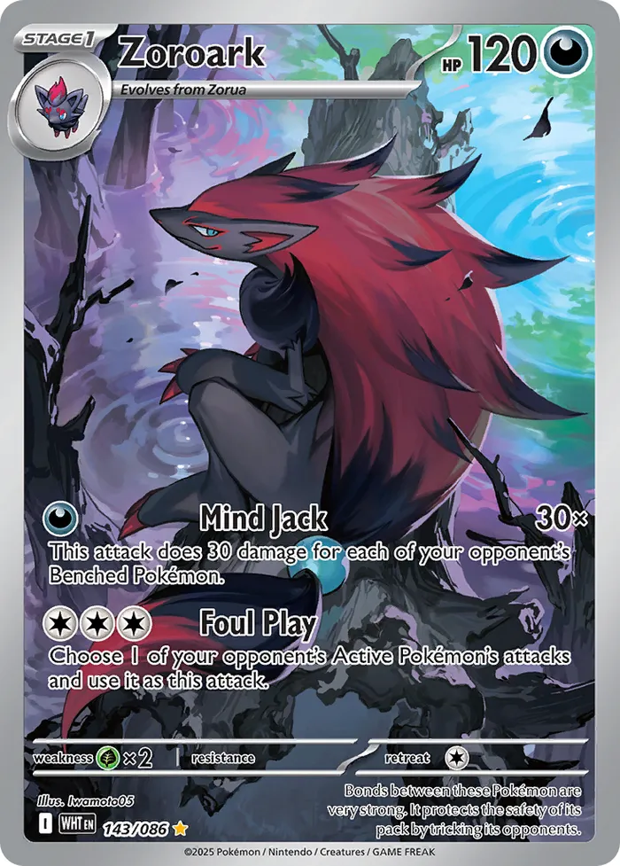 Carte Zoroark — White Flare Additionals