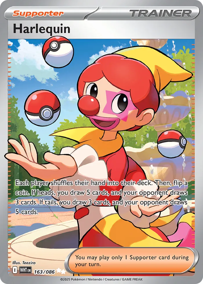 Carte Clown — White Flare Additionals