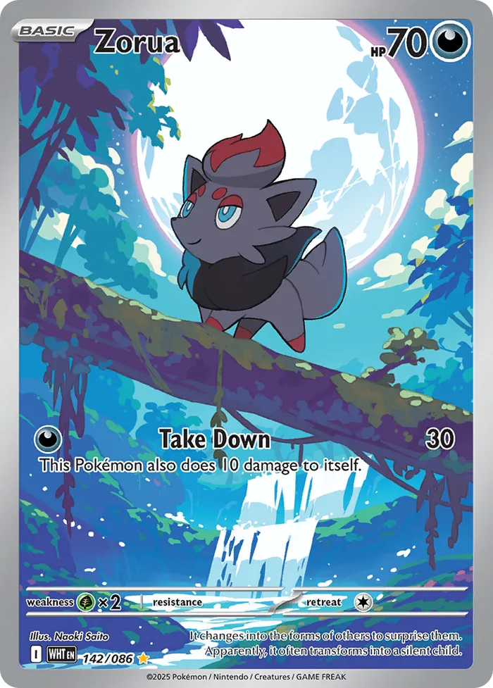 Carte Zorua — White Flare