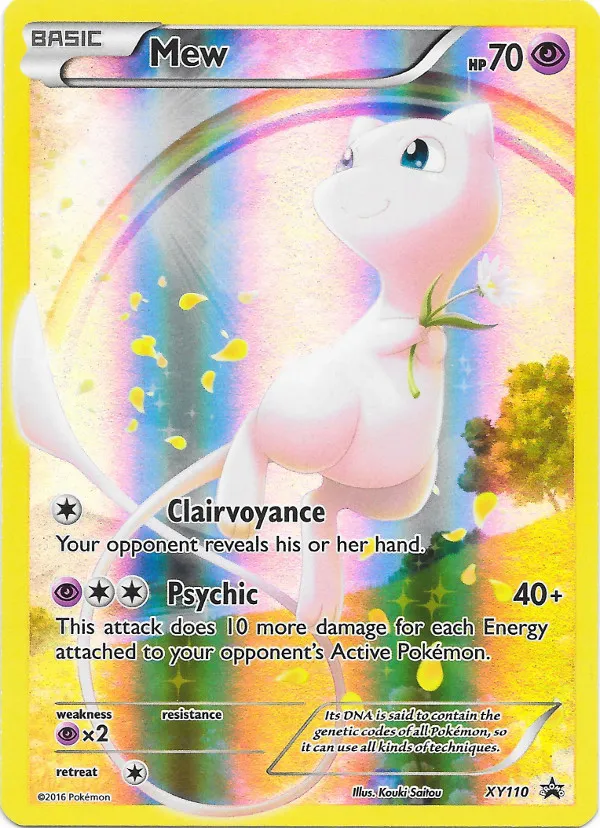 Carte Mew — XY Black Star Promos