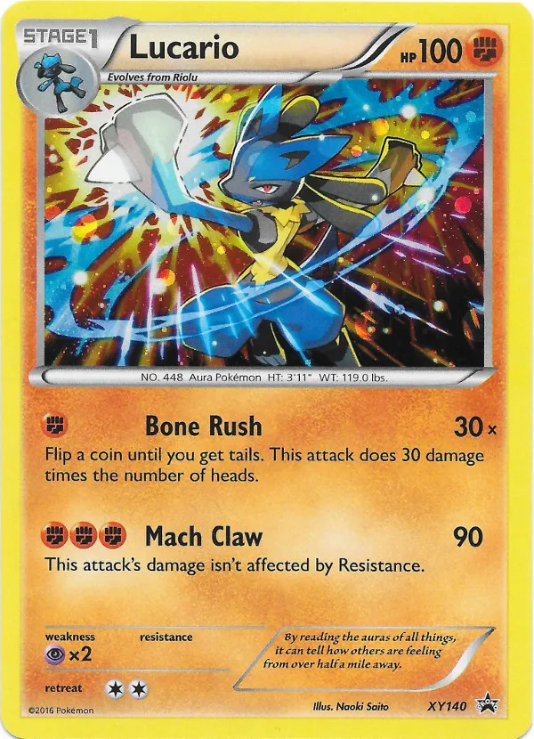 Carte Lucario — XY Black Star Promos