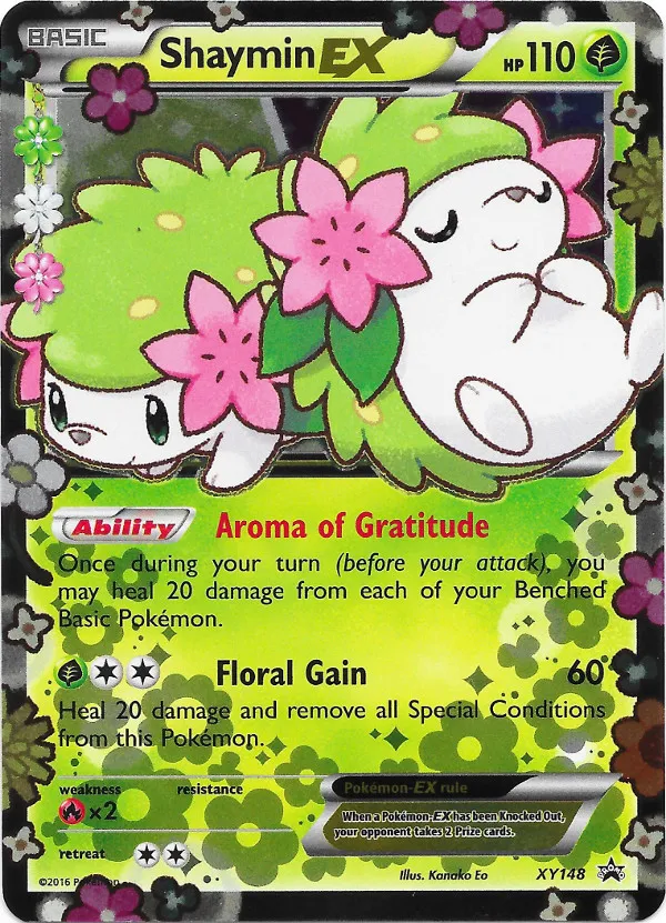 Carte Shaymin EX — XY Black Star Promos