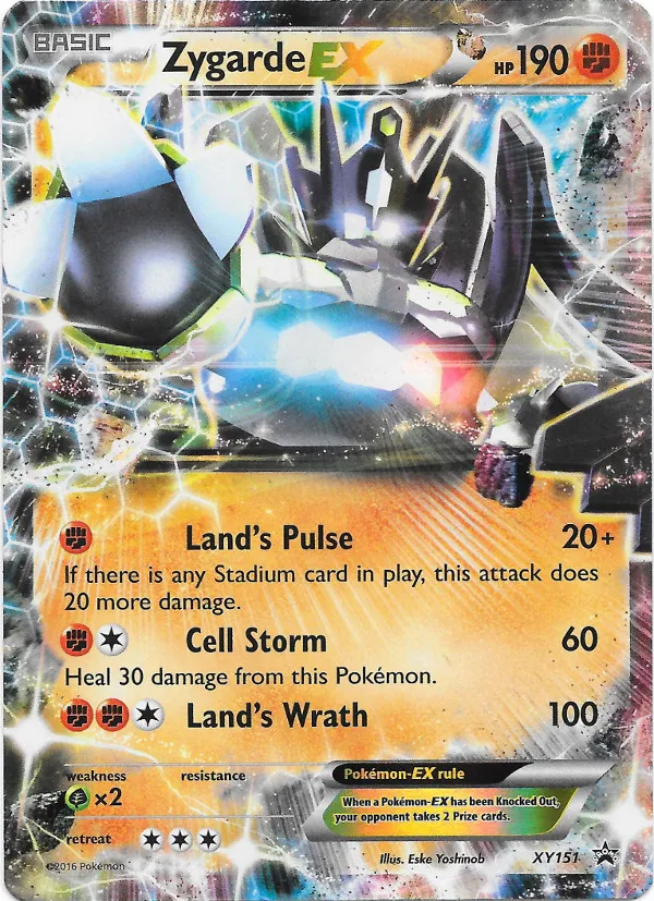 Carte Zygarde EX — XY Black Star Promos