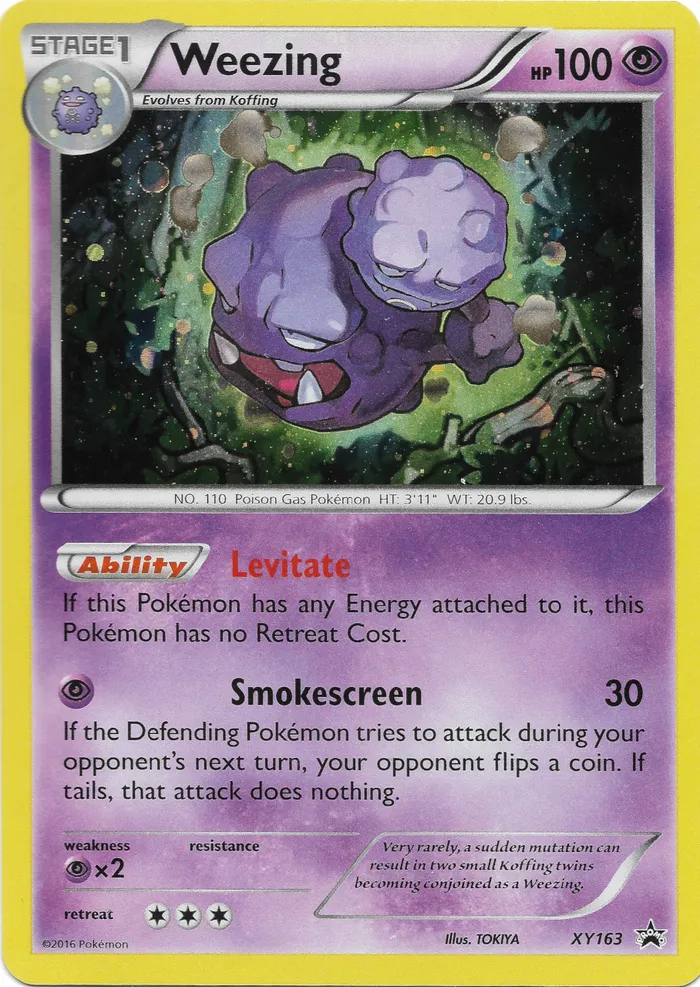 Carte Weezing — XY Black Star Promos