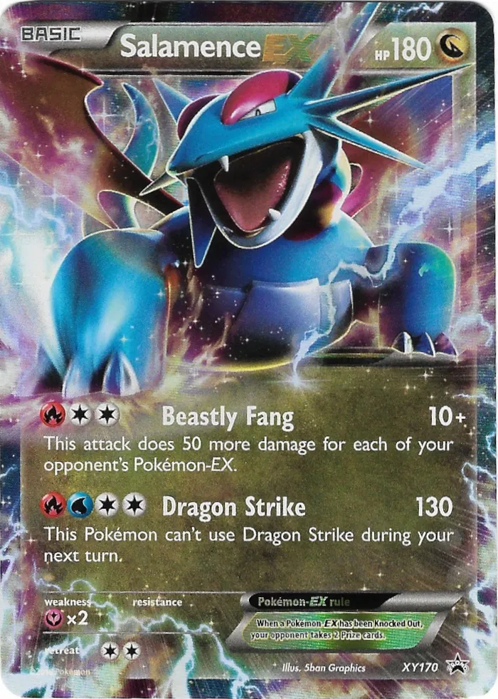 Carte Drattak EX — XY Black Star Promos