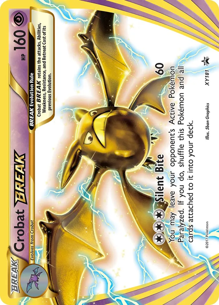 Carte Crobat BREAK — XY Black Star Promos