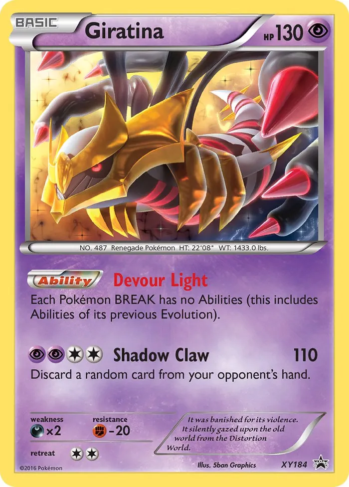 Carte Giratina — XY Black Star Promos