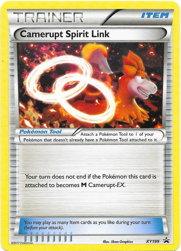 Carte Camerupt Spirit Link — XY Black Star Promos