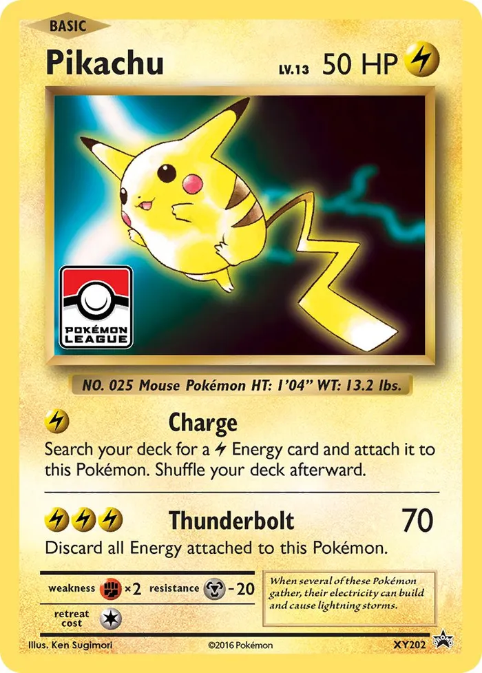 Carte Pikachu — XY Black Star Promos
