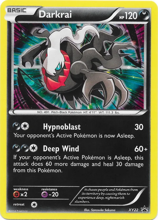 Carte Darkrai — XY Black Star Promos