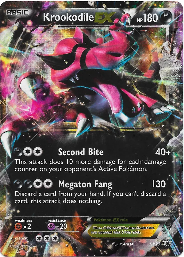 Carte Crocorible EX — XY Black Star Promos